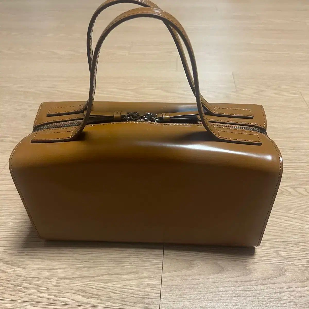 ポンドバッグ キャメル