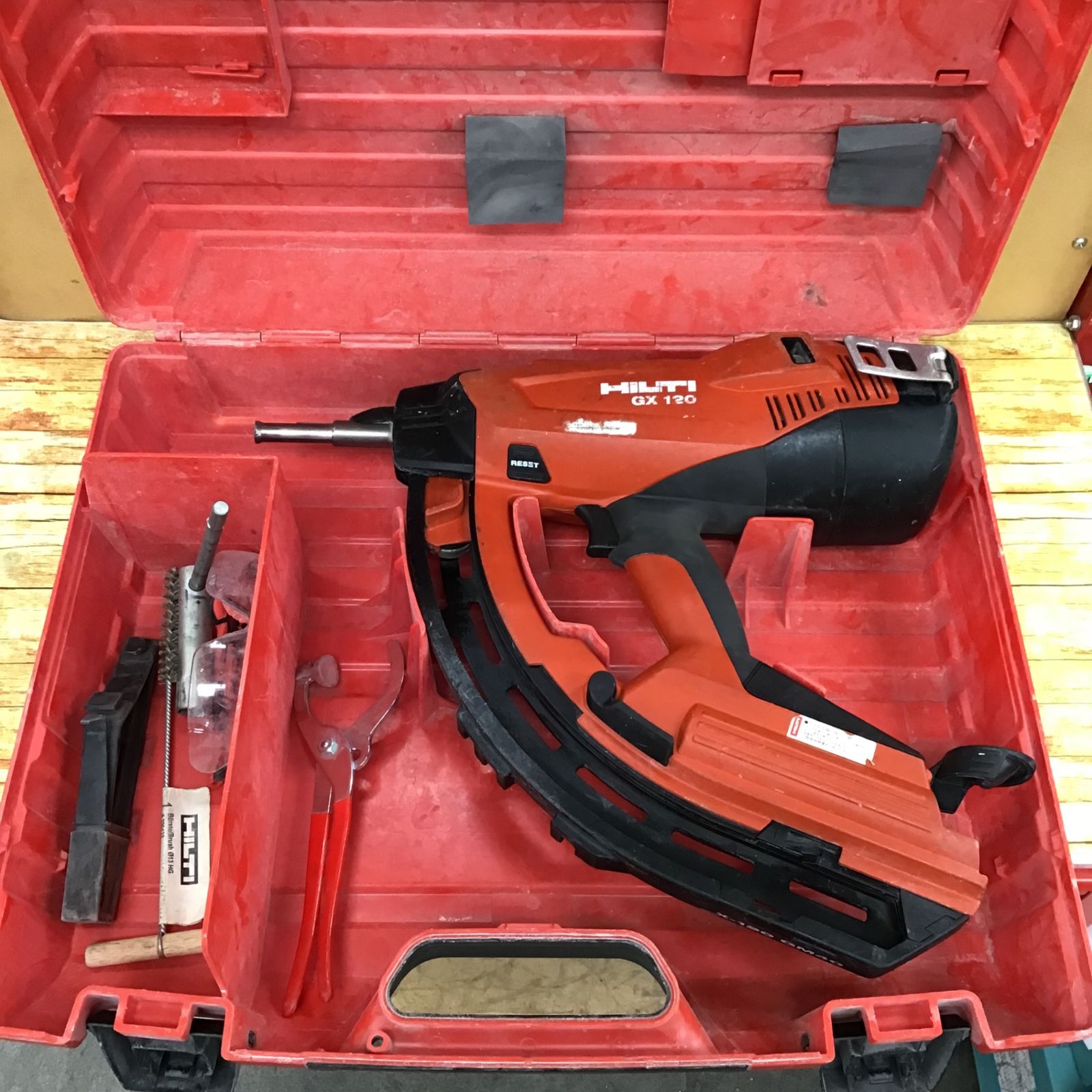 〇ヒルティ(HILTI) ガス式鋲打機 GX120【川崎店】 - メルカリ