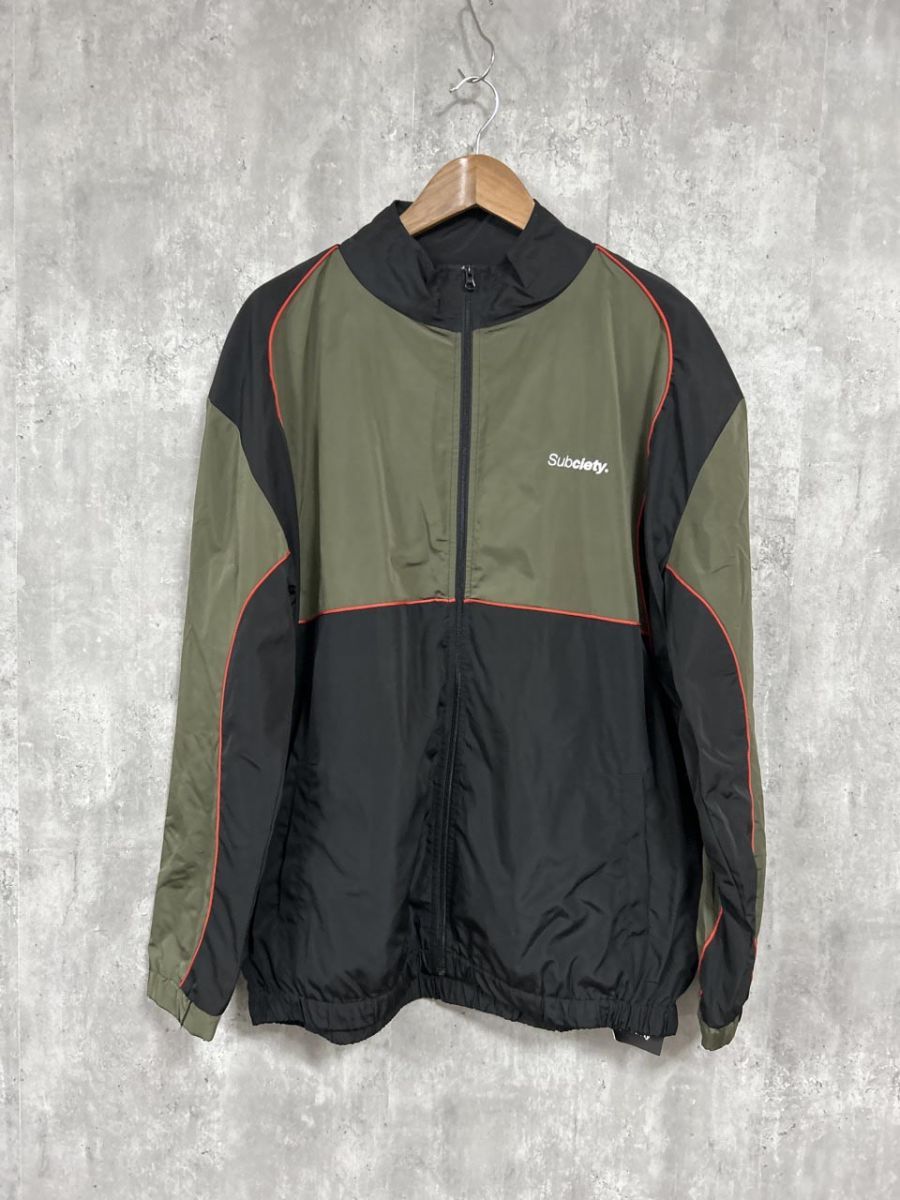 subciety タグ付♥品 ナイロン ジャケット sizeL|カーキ ◆ ◎レディース