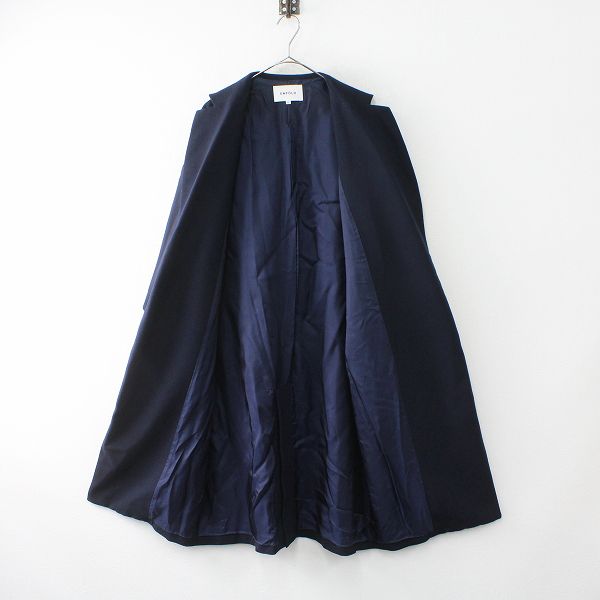 2018SS ENFOLD エンフォルド ポリエステル チェスターコート 38