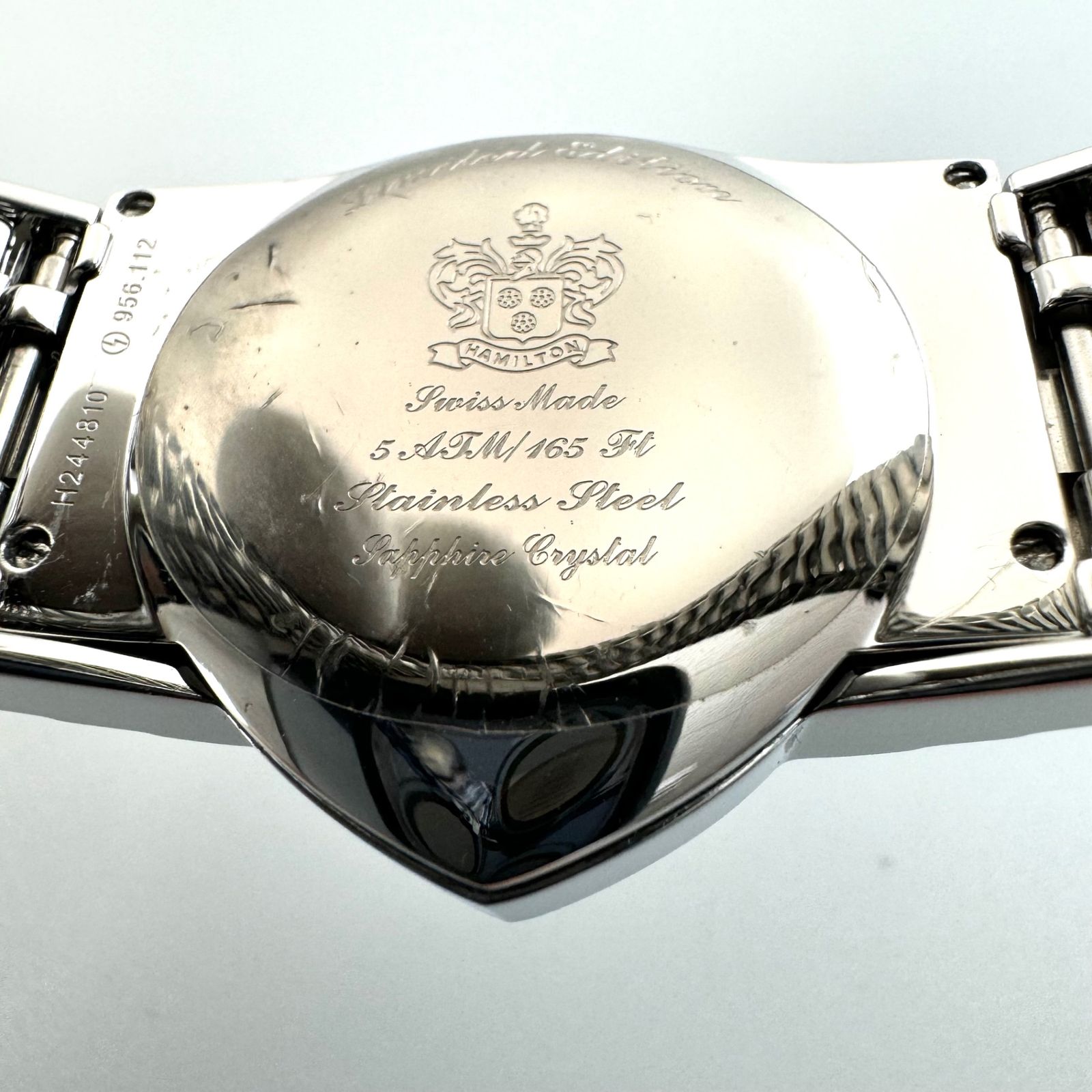 ☆限定出品☆ HAMILTON ベンチュラ H244810 純正 蛇腹 シルバー 【公式 