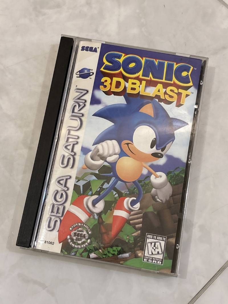 セガサターン SONIC 3D BLAST ソニック3Dブラスト 音楽 CD 海外 音出し 済み