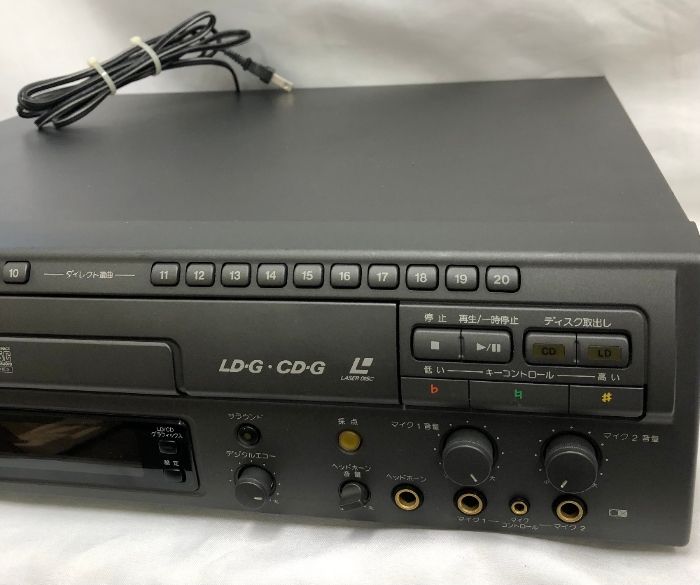 TOSHIBA XR-LK70G CD CDV LDプレーヤー 東芝 カラオケ対応 通電