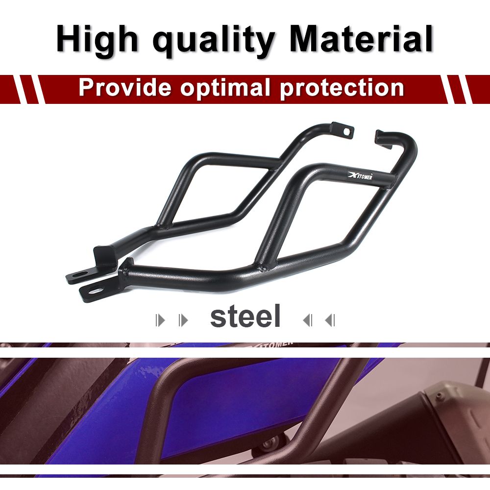 ヤマハ テネレ 700 XTZ690 2019-2025 2025 2025 XTZ 690 クラッシュバー フレームプロテクターガードブロック