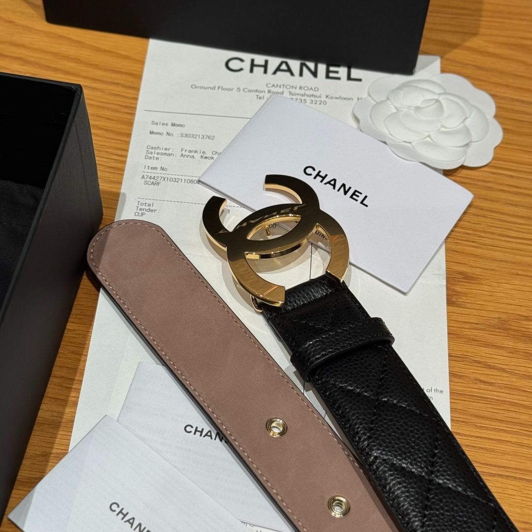 CHANEL☆25SS 新作 ベルト 今日特価】Chanel ニューモデル レディースベルト-2 - メルカリ