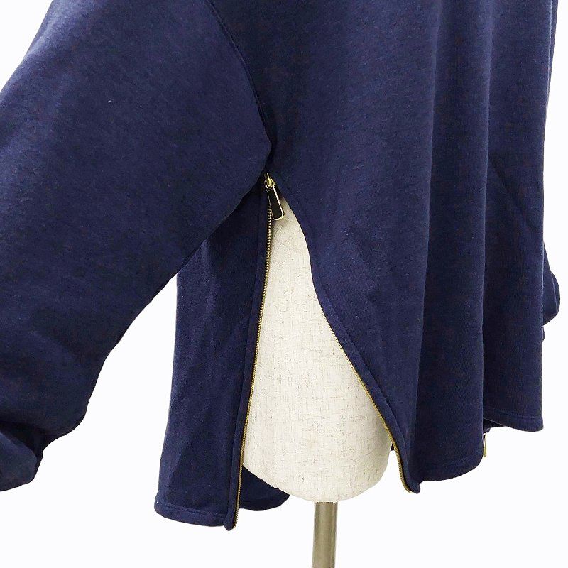 【L'Appartement】AMERICANA フーディー、ネイビー アメリカーナ AMERICANA L'Appartement別注 18AW Side Zip Parka