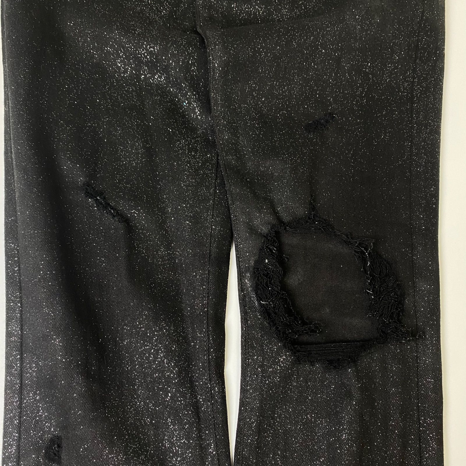 AMIRI アミリ GLITTER BROKEN JEAN グリッター ラメ デニム AMIRI アミリ GLITTER BROKEN JEAN グリッター ラメ デニム