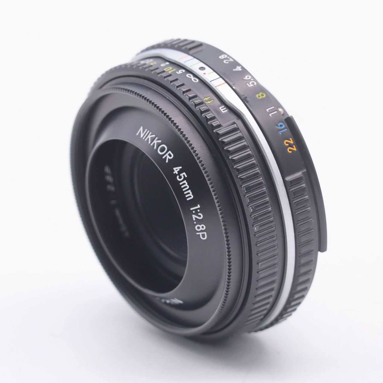 ニコン Nikon MFレンズ Ai 45mm F2.8P silver Nikon MFレンズ Ai 45mm F2.8P Nikon Ai-s Nikkor 45mm F2.8P ニコン