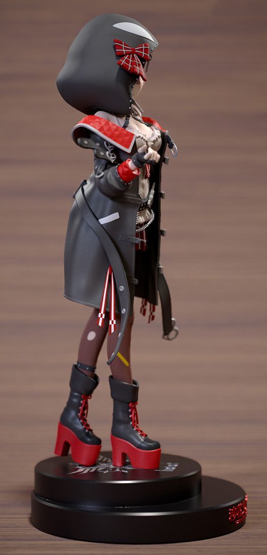 ガレージキット 1/7 沙花叉クロヱ / ガレキ フィギュア 未塗装未