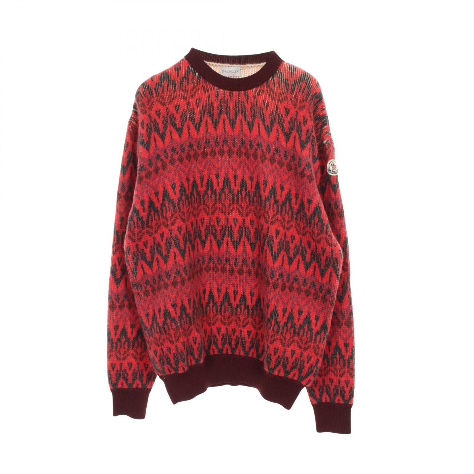 モンクレール MONCLER ニット 9C00025 レッド ウール ニット