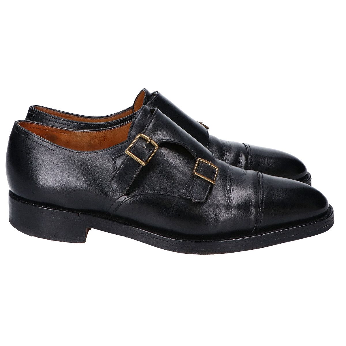 得割10% JOHN LOBB ジョンロブ WILLIAM ウィリアム 8797ラスト ダブルモンクストラップ シューズ 8E ブラック メ  ビジネスシューズ