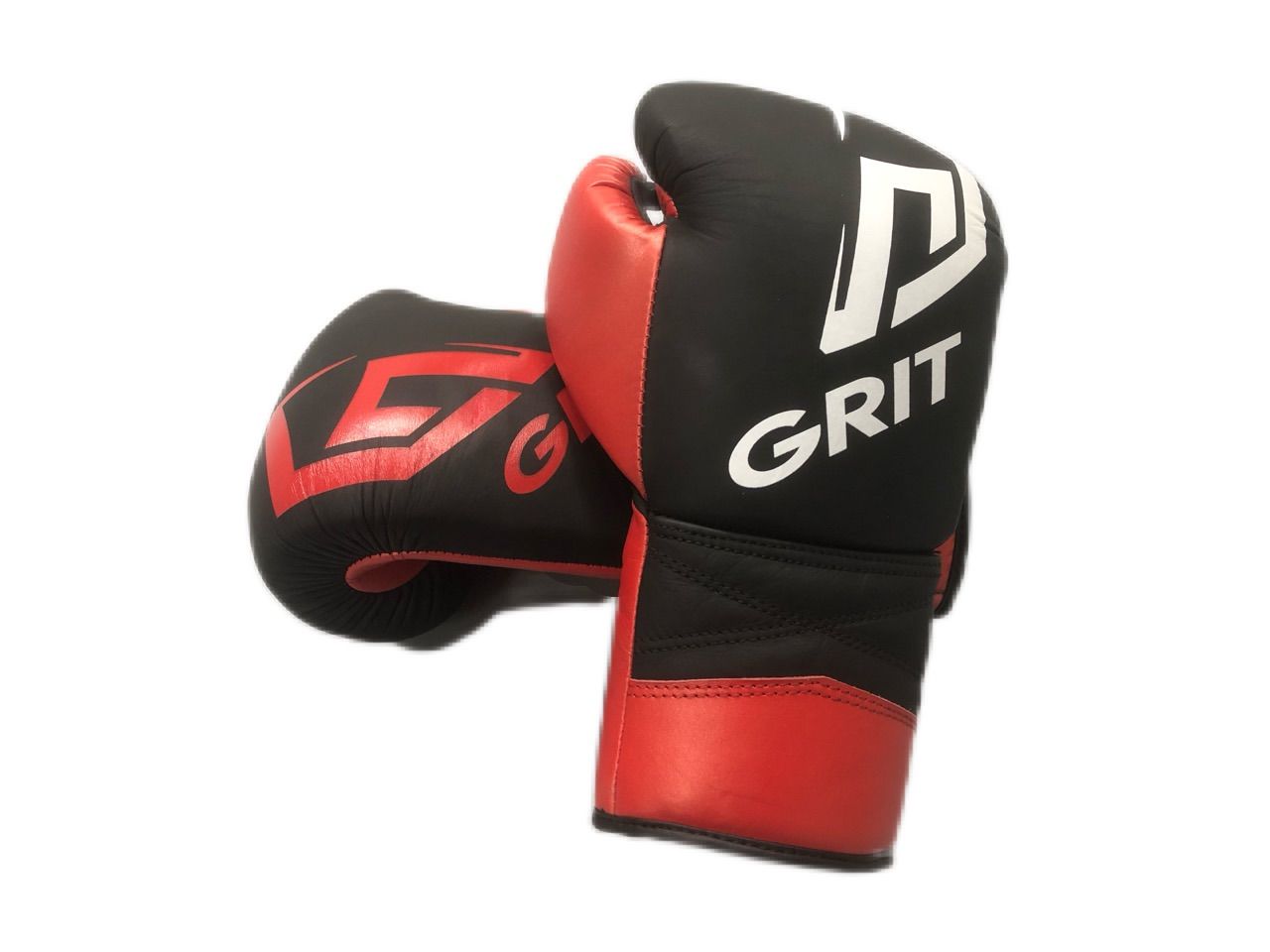 GRIT メタリック　ボクシンググローブ　メタリック　レッド　紐式タイプ