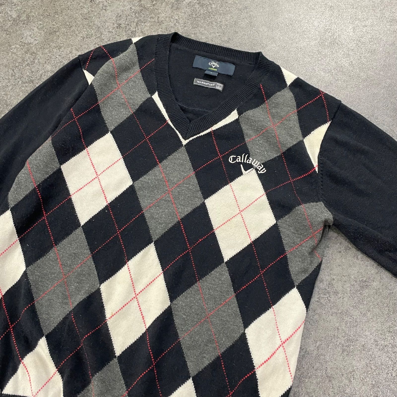 Callaway 刺繍　長袖　ニット　セーター Callaway X SERIES GOLF WARMSPORT キャロウェイ ゴルフウェア 長袖