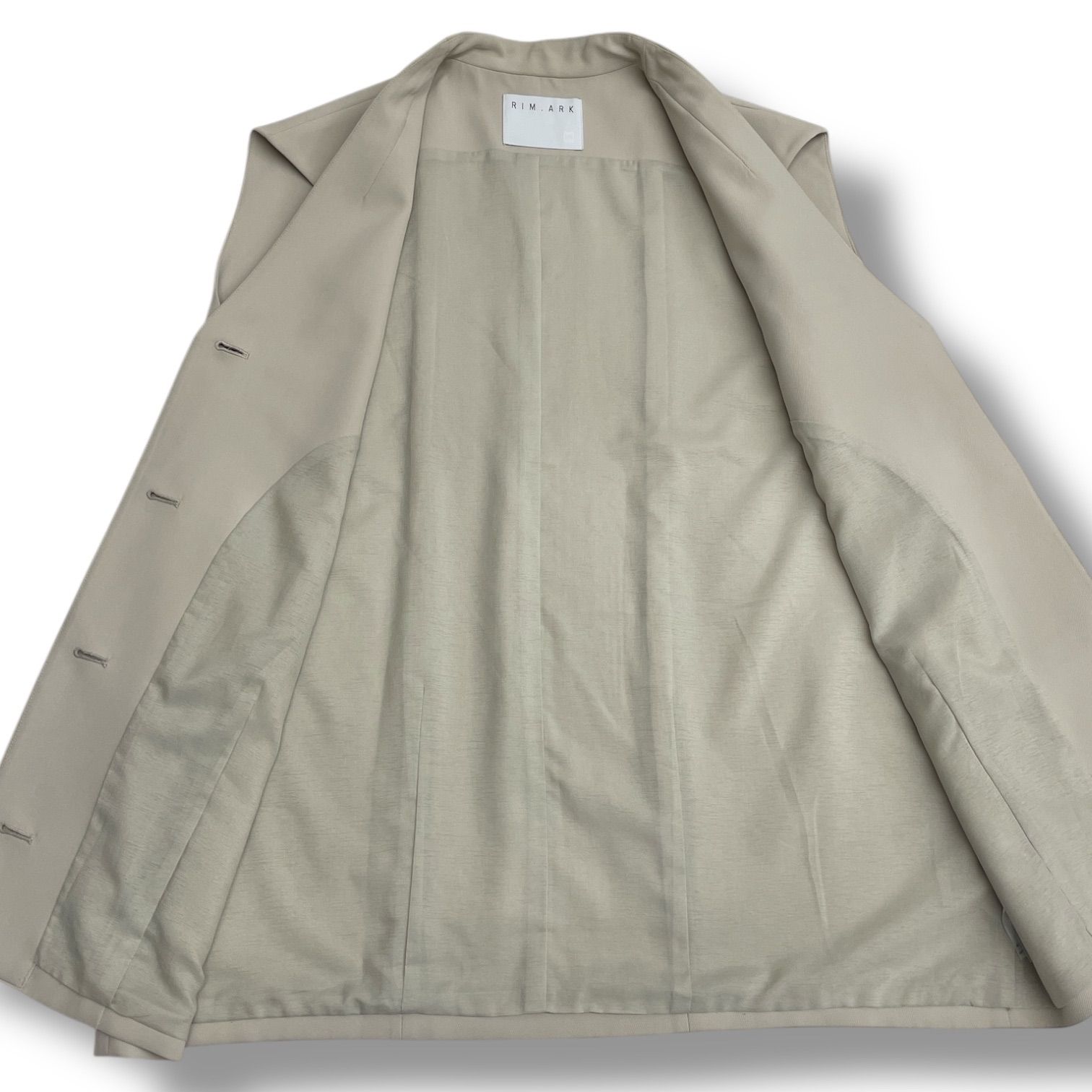 RIM.ARK Minimal cocoon vest セット38 ジレ RIM.ARK リムアーク Minimal cocoon vest JK ベスト ジレ ライト