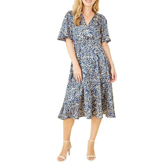 トリートユアセルフ サテンバルーンペプラムミニワンピース ブラック