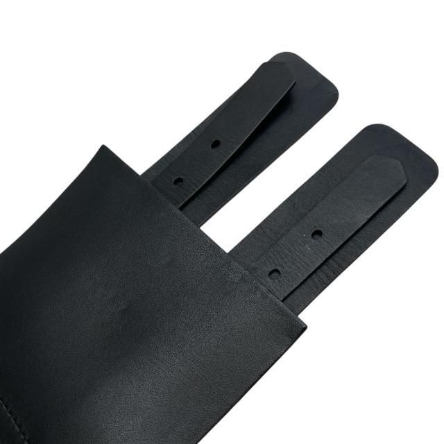 美品 ディオール サドルポーラベルト Dロゴ 全長87 幅12cm サイズ75 Christian Dior ディオール サドルベルト Dロゴ金具 レザー