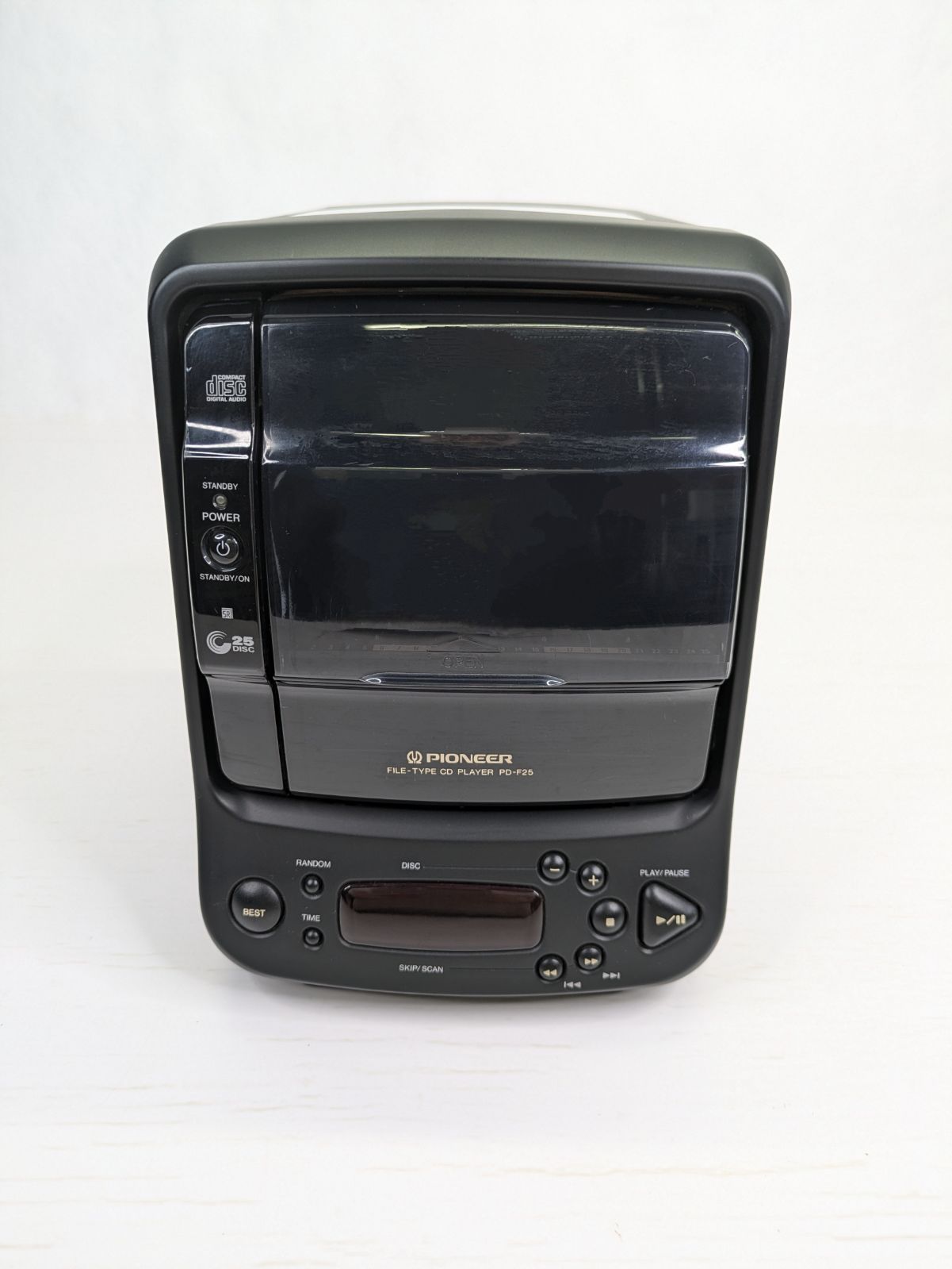 Pioneer PD-F25 ポータブルCDプレーヤー・CDチェンジャー Amazon.co.jp: 25枚ファイルタイプCDプレーヤー PD-F25 : 家電