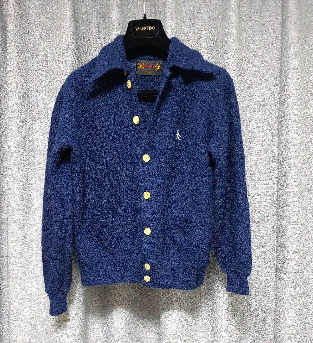 MUNSINGWEAR MUNSINGWEAR(マンシングウェア) 正規品 ウール 100 ジャケットスタイルカーディガン ユニセックス s