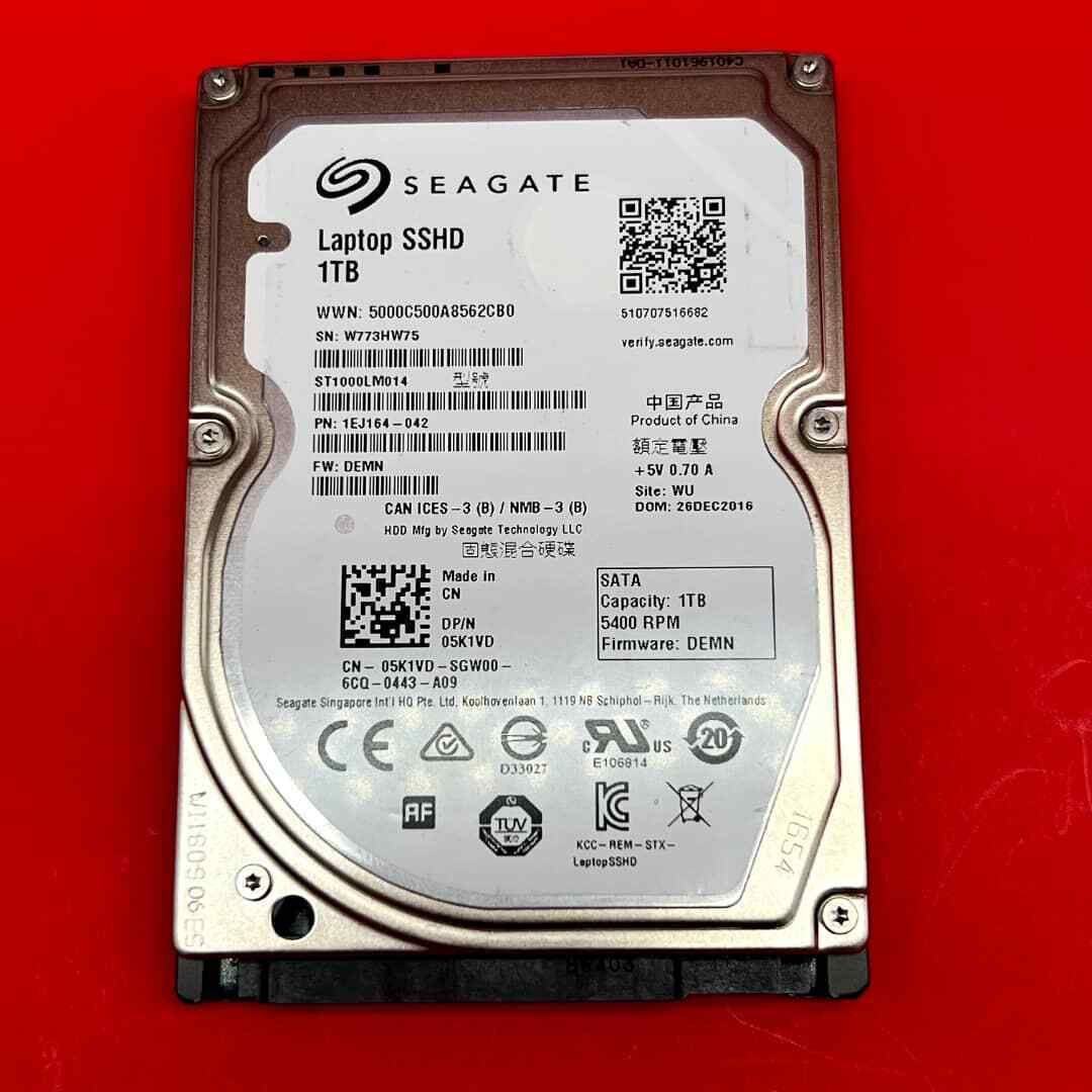 PCパーツ Seagate 1TB ST1000LM014 05K1VD 2.5インチ 5400 RPM SATA