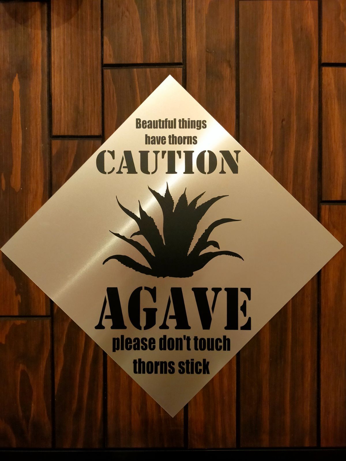 アガベ アルミ看板 - メルカリ