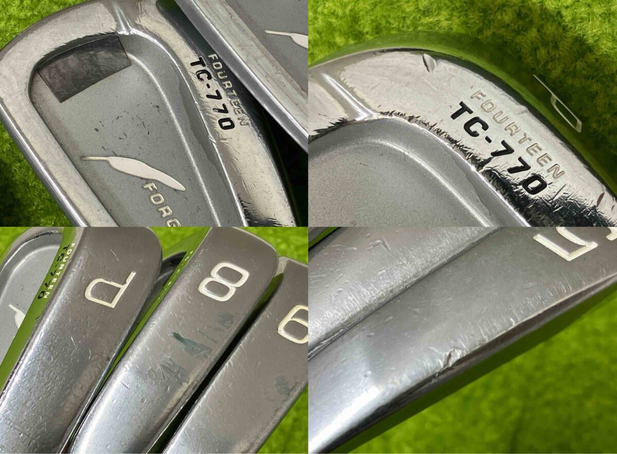 FOURTEEN TC‐770 FORGED N.S.PRO950GH フレックスS 4-9,P 7本セット