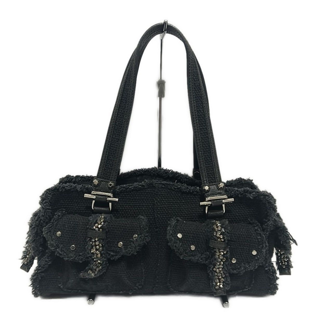 EPOCA エポカ ヒョウ豹柄×スタッズ PVCレザー トートバッグ 黒ブラック 楽天市場】【バッグ】PRADA プラダ レオパード ヒョウ柄 豹柄