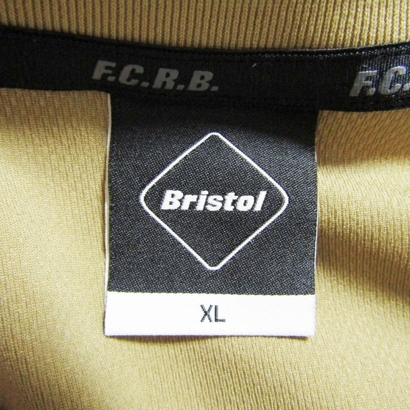 新品未使用　FCRB fc real bristol シャツ　ベージュ 美品 F.C.Real Bristol エフシーレアルブリストル 半袖Tシャツ