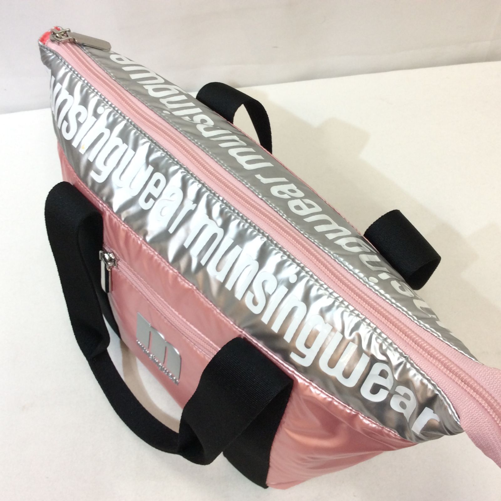 Munsingwear マンシングウェア トートバッグ ピンク - メルカリ