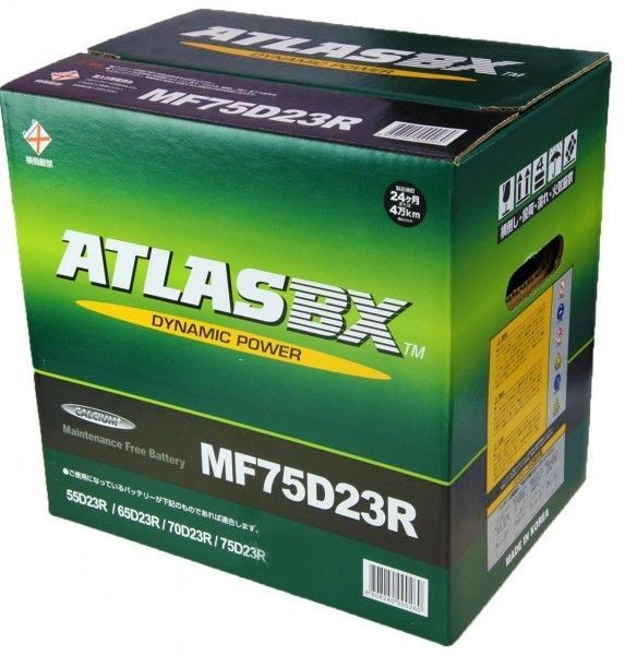 アトラス バッテリー MF 75D23R 50D23R 55D23R 60D23R 65D23R 70D23R 75D23R 80D23R 互換