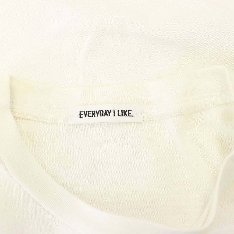 ドゥーズィエムクラス DEUXIEME CLASSE エブリデイアイライク EVERYDAY I LIKE 22SS EVERYDAY I LIKE.  Tシャツ クルーネック プルオーバー 半袖 白 ホワイト /SY □OS - メルカリ