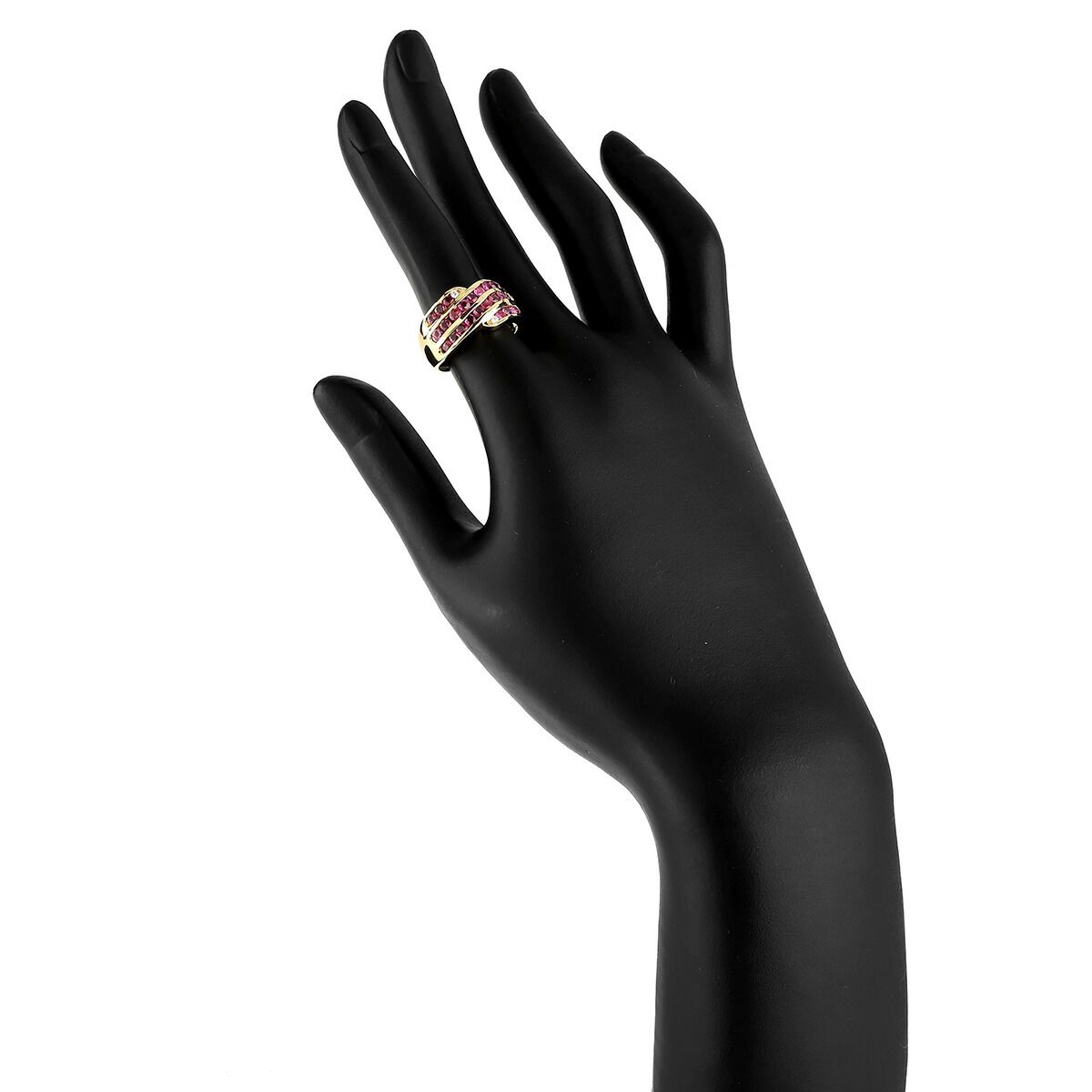 リング 指輪 ルビー 1.6ct ダイヤモンド K18 12号 中古 プレラブド  