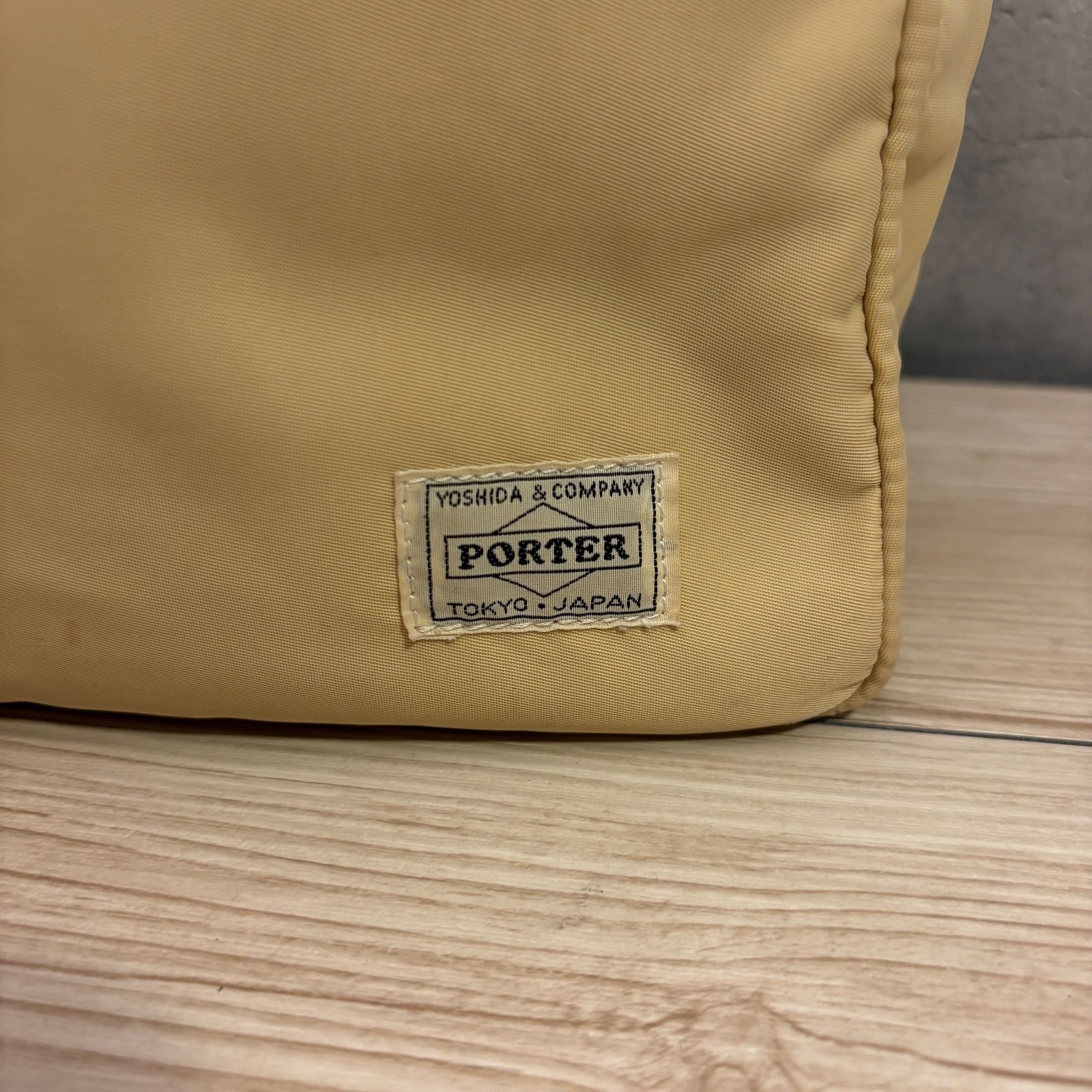 ✨PORTER ポーター CREAM トートバッグ✨ アイボリー ベージュ系 