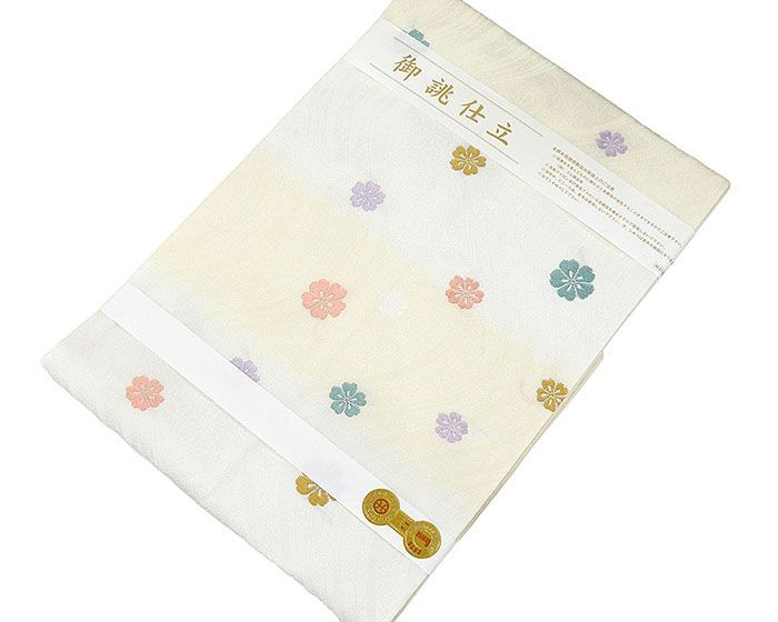 名古屋帯 新品 仕立て上がり 西陣 京都イシハラ謹製 横段 流水桜