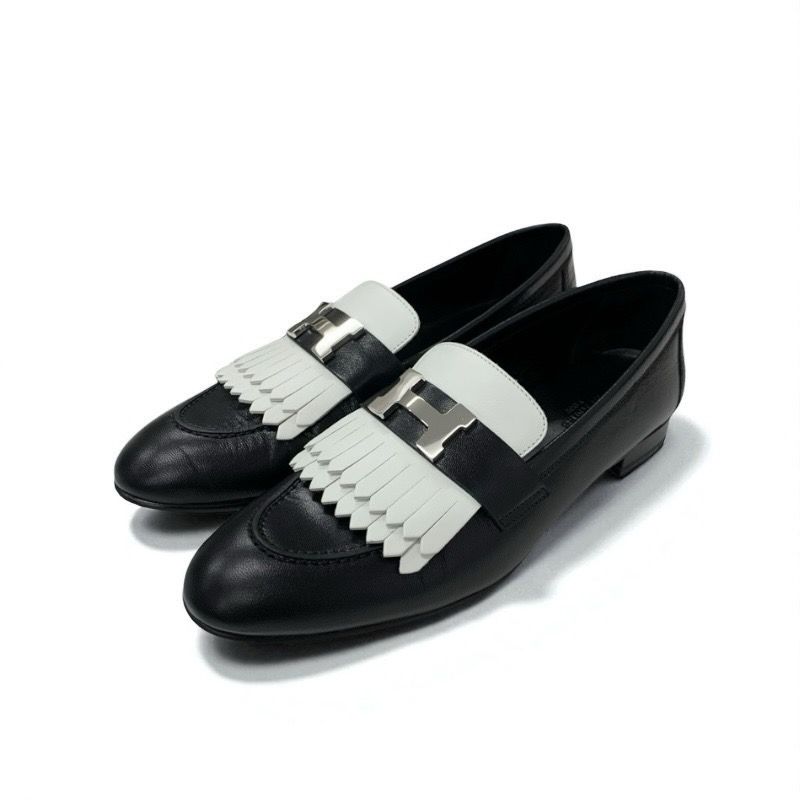 エルメス HERMES ロワイヤル ローファー 革靴 靴 シューズ レザー