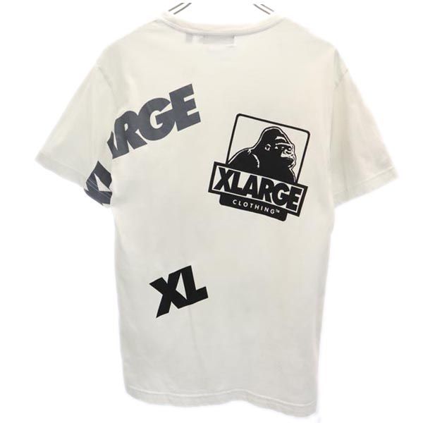 エクストララージ ロゴプリント 半袖 Tシャツ S ホワイト系 XLARGE