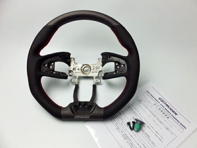 無限-MUGEN-]FK8 シビック タイプR用スポーツステアリング