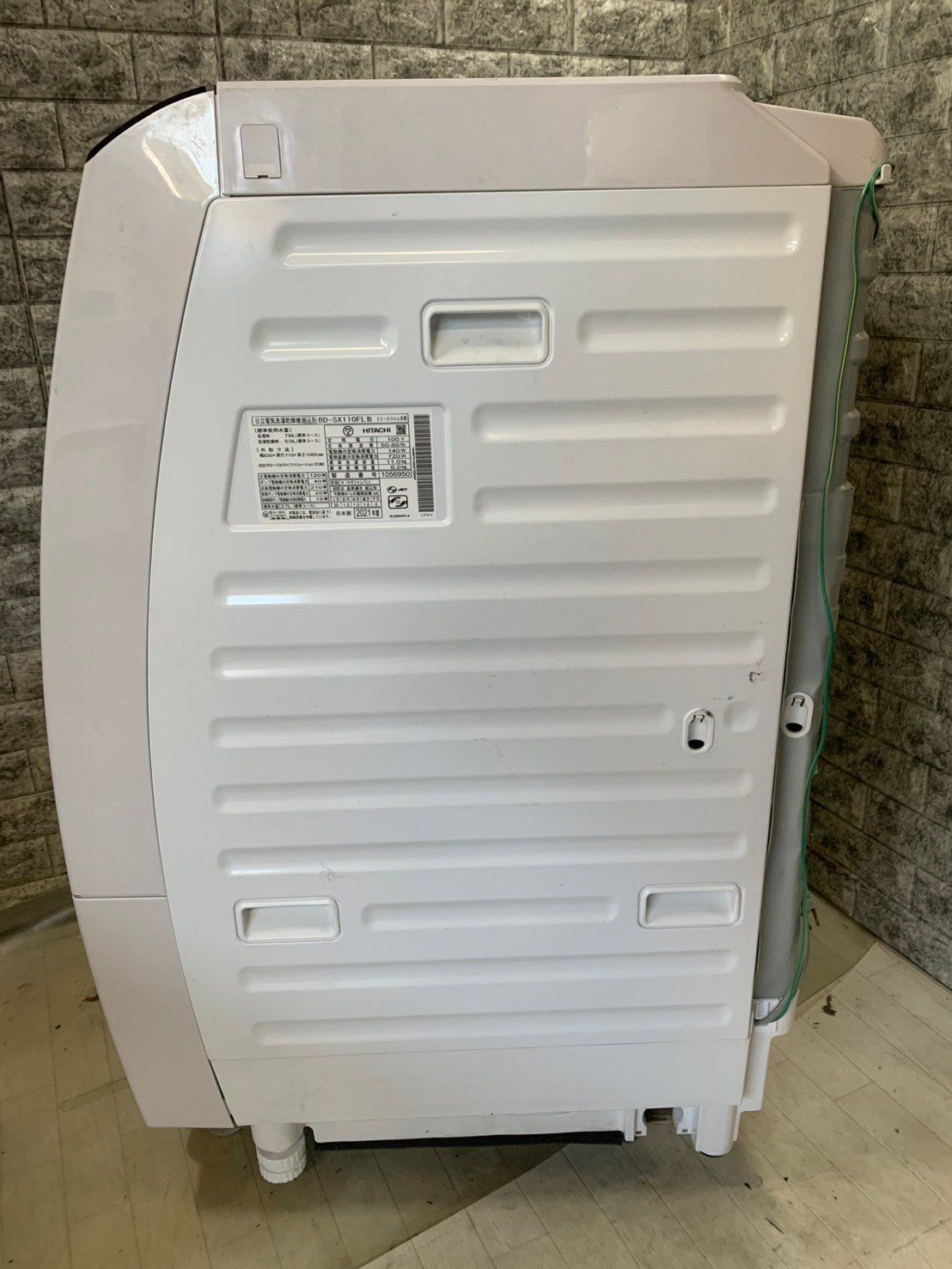 大阪送料無料☆3か月保障付☆洗濯機☆2021年☆BD-SX110FL☆S-342 - メルカリ