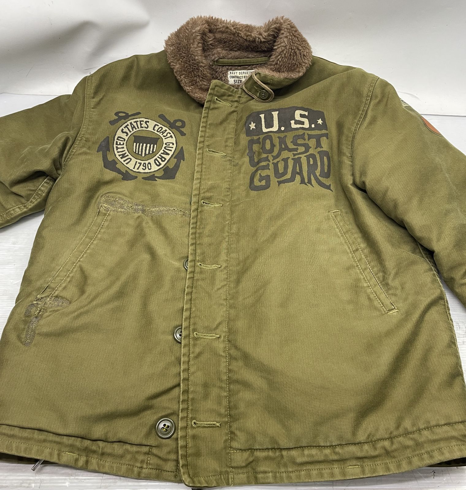 トイズマッコイ N-1 デッキジャケット フィリックス 40 チャック欠品