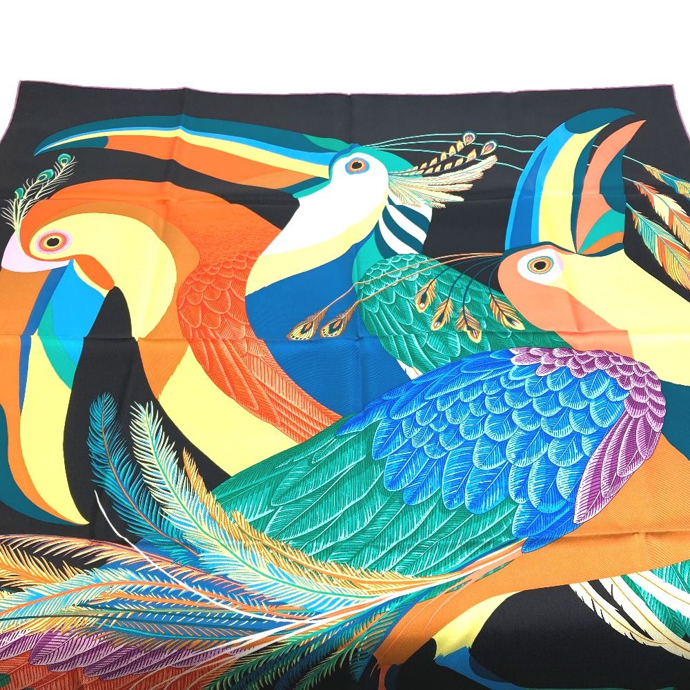 エルメス カレ90 楽園のオオハシ スカーフ シルク 未使用 - ブランド