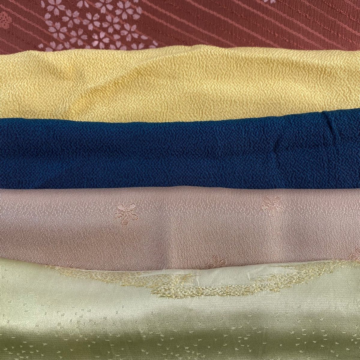 平和屋着物☆和装小物 上質な帯揚げ 10枚セット 逸品 DAAM7780qa