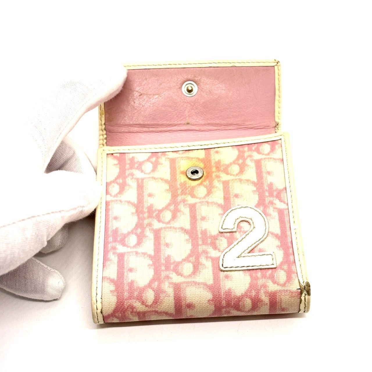 Y2K名作】 Christian Dior クリスチャンディオール 二つ折り財布