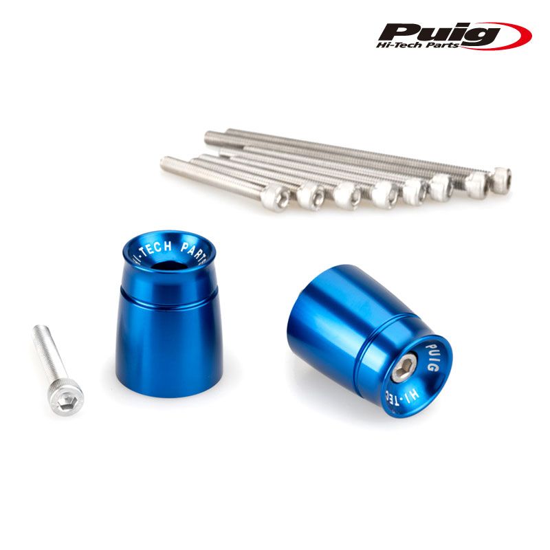 Puig 21029A BAR ENDS SPORT MODEL [BLUE] SUZUKI BURGMAN 400 (17-25