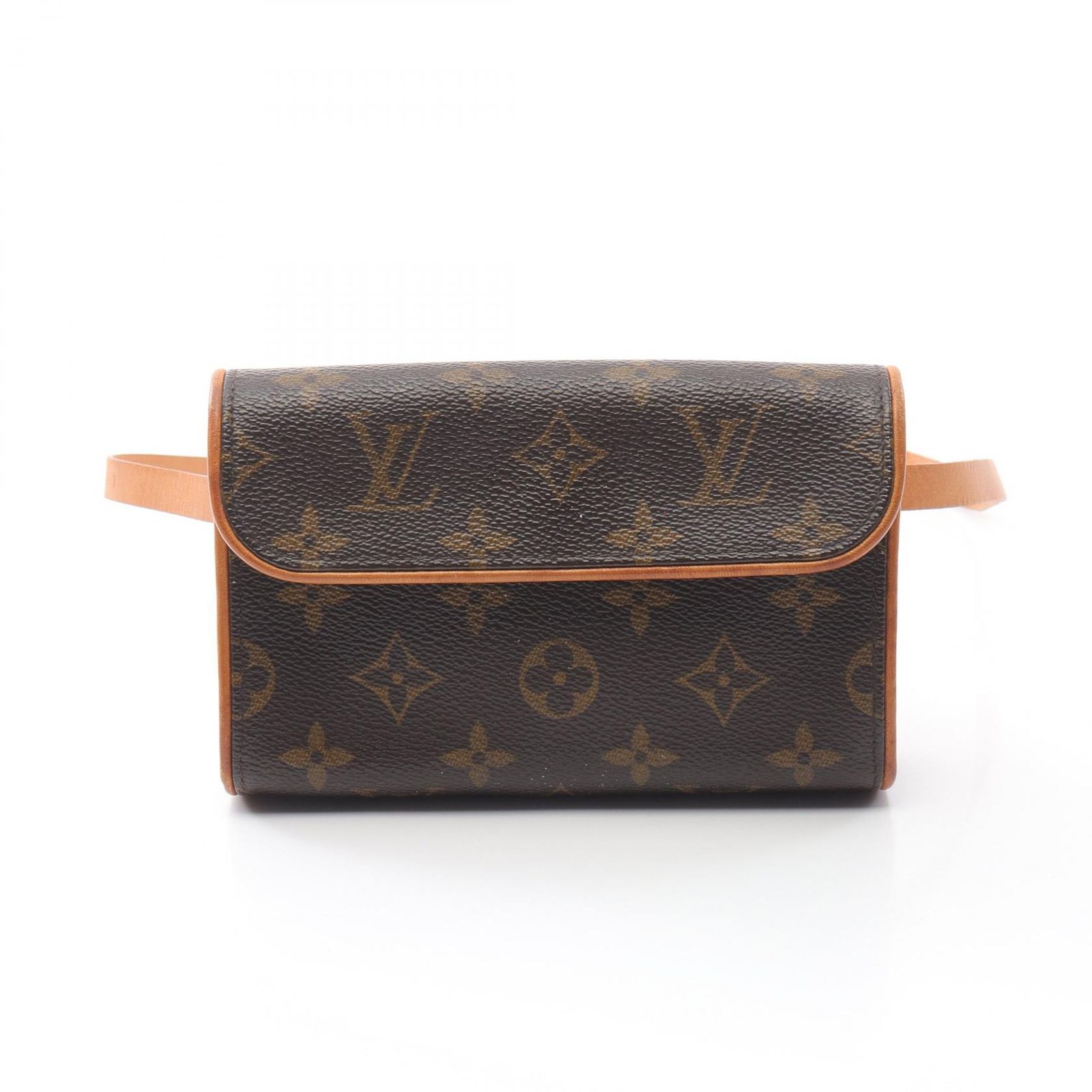 ルイ ヴィトン LOUIS VUITTON ウエストバッグ ボディバッグ ポシェットフロランティーヌ モノグラム M51855 PVCコーティングキャンバス レザー ポシェット フロランティーヌ ベルト XS 付 レディース Used B