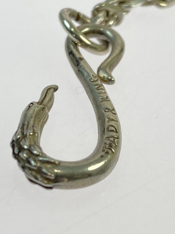 ネイティブイーグルフック付きチェーン 細角