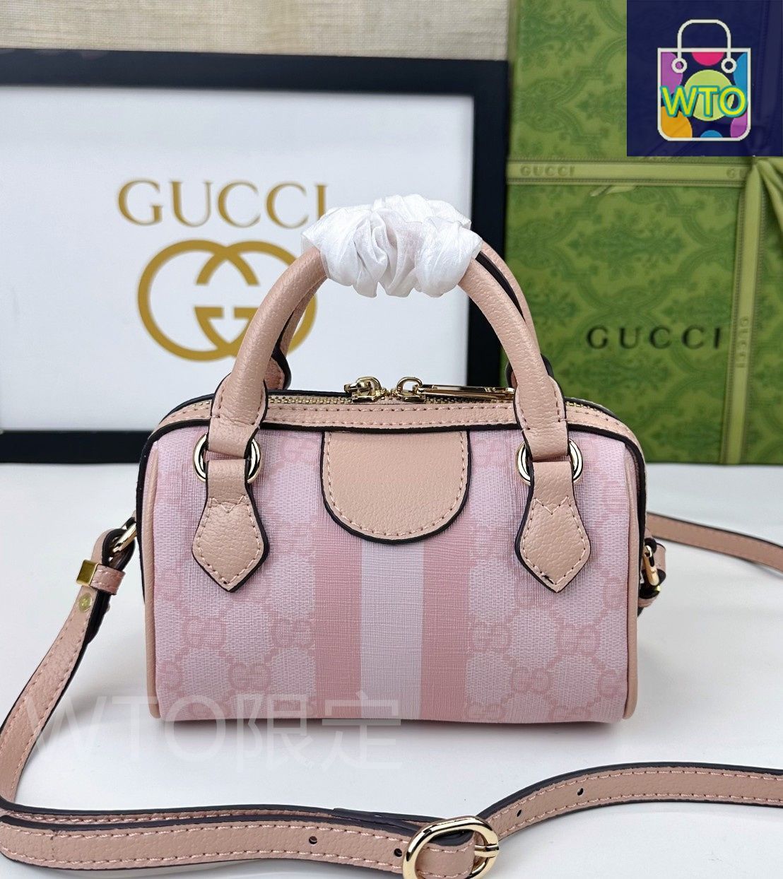 今日特価】GUCCI オフィディア スーパーミニ ハンドバッグ