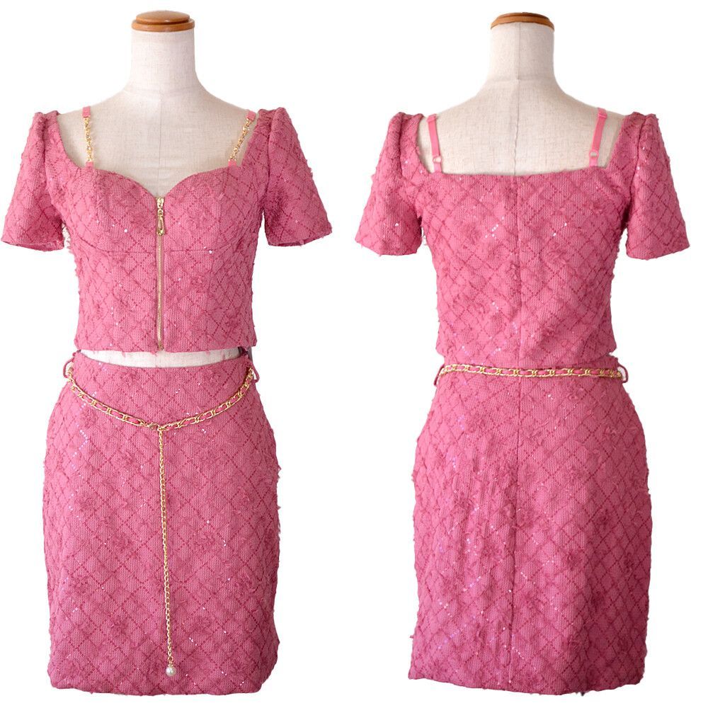 LoveRich ラブリッチ 【SMLサイズ/3カラー】セットアップ ファスナー