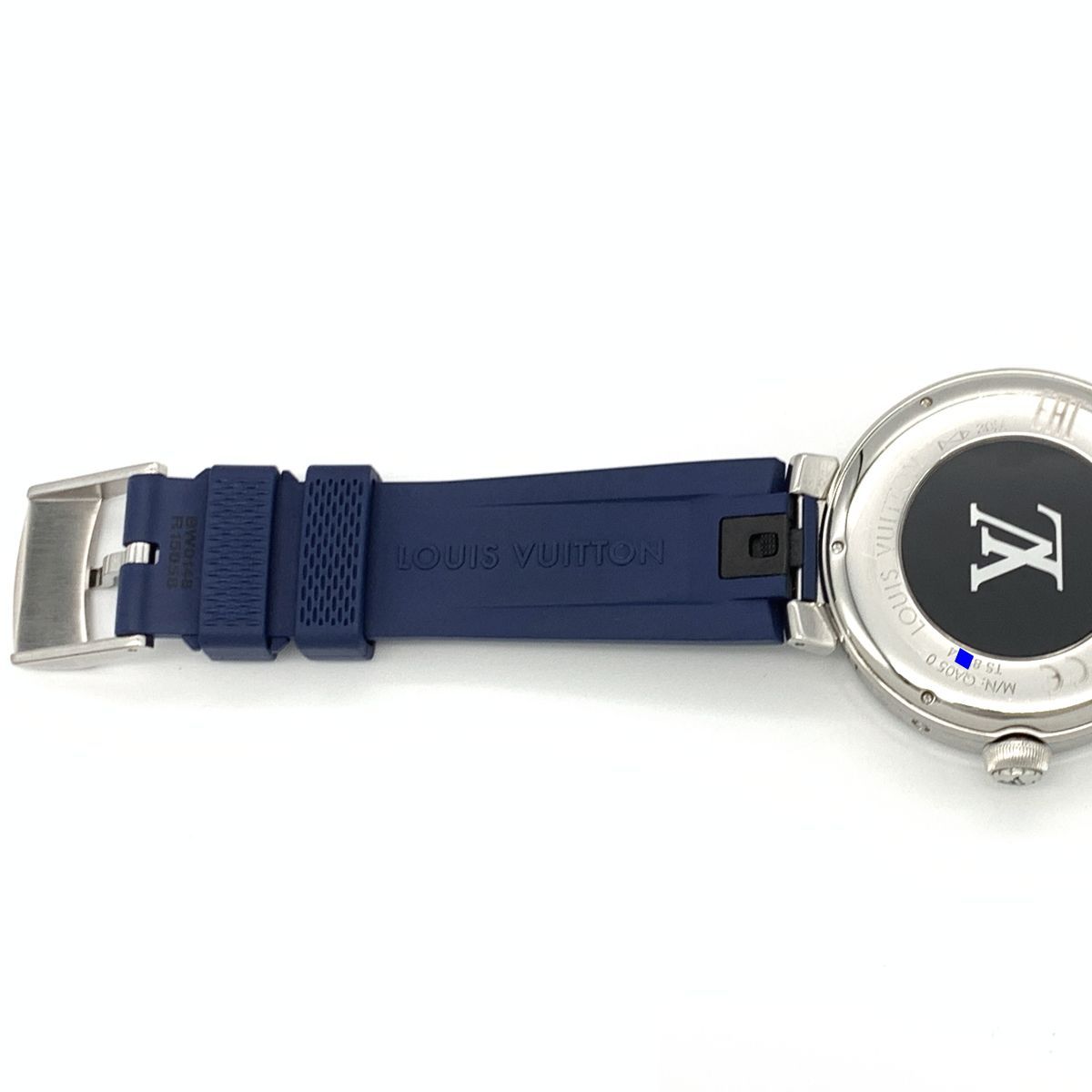 Blue　美品　ルイヴィトン タンブール ホライゾン V2 QA050 ルイヴィトン LOUISVUITTON タンブールホライゾンV2 ダミエ