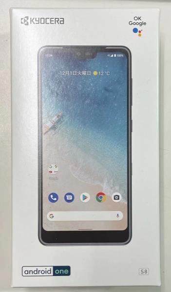 未使用品」SIMフリー 京セラ KYOCERA android one S8 ホワイト - メルカリ