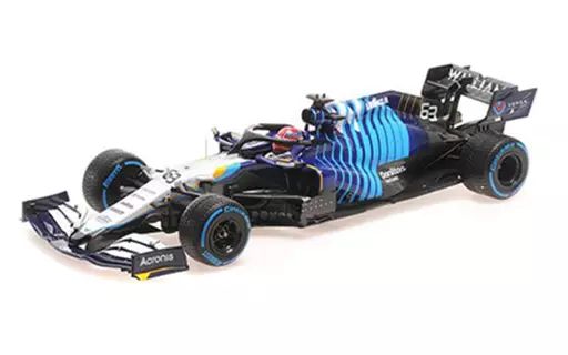 ミニカー　1/43 ウィリアムズ レーシング メルセデス FW43B ジョージ・ラッセル ベルギーGP 2021 2位入賞 「MINICHAMPS」 [417211363] 中古】ミニカー 1/43 ウィリアムズ レーシング メルセデス FW43B
