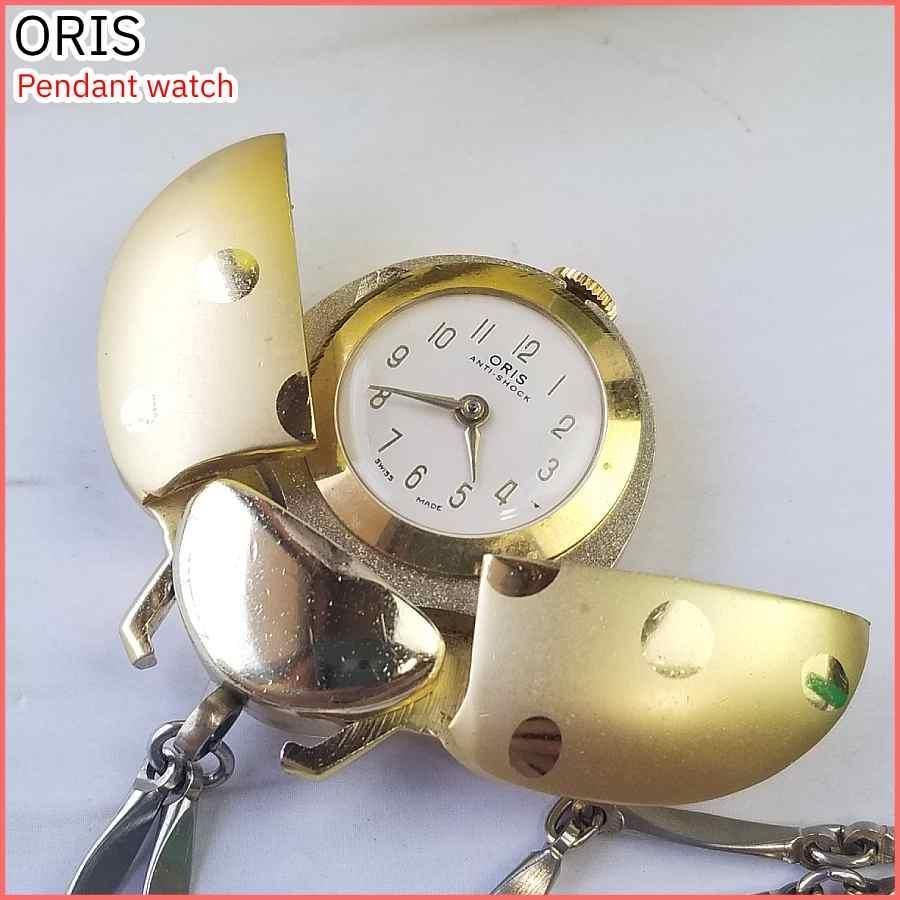 【稼働品・レア】ORIS オリス ペンダントウォッチ てんとう虫 手巻き 稼働品・レア】ORIS オリス ペンダントウォッチ てんとう虫 手